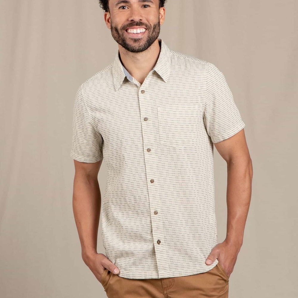 Toad & Co Harris Short Sleeve Shirt Size XL